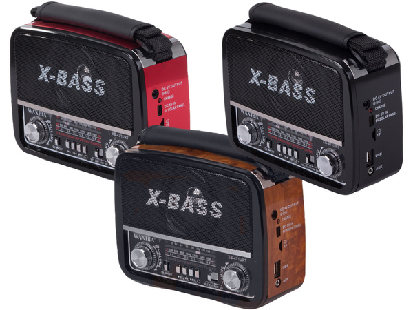 Mobilní kuchyňské rádio síťová baterie fm/am/sw usb aux tf mp3 retro