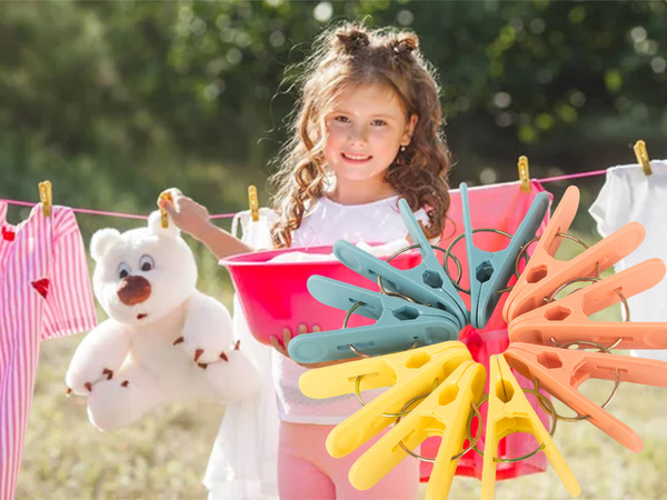 Sponke za oblačila sponke za oblačila sponke za oblačila 18 kosov plastičnih žabic močne