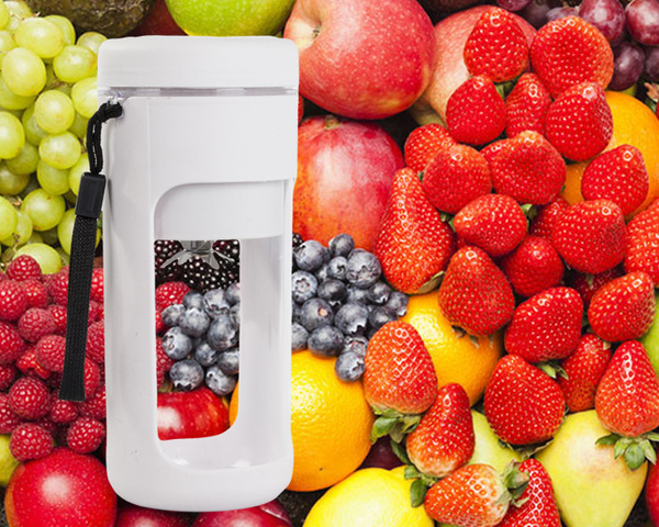 Blender portabil USB fără fir pentru smoothie, tocător de gheață, curea