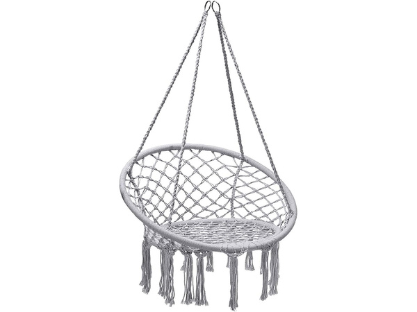 Zahradní houpačka čapí hnízdo závěsné křeslo boho 80cm