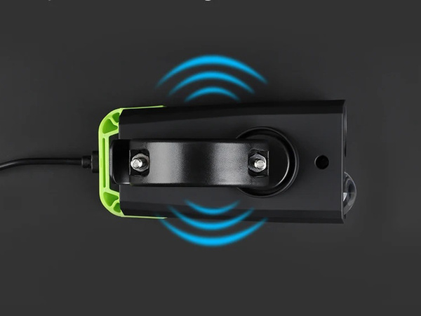 Puissante lampe de vélo avant led arrière volume teller battery 2in1