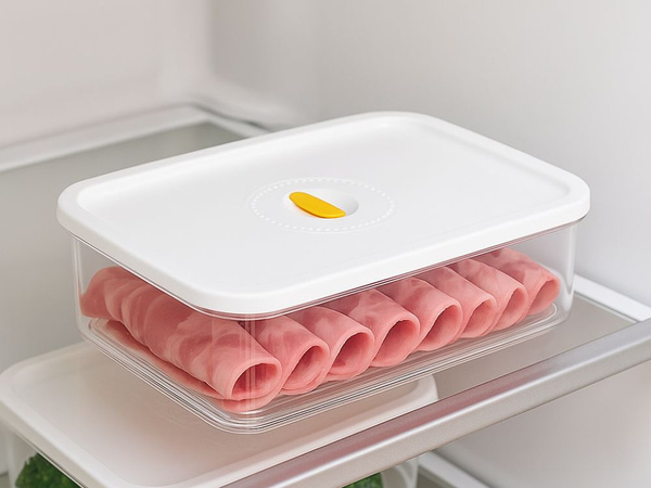 Maisto konteineris su dangčiu hermetiškas virtuvės organizatorius 1,4 l 1400 ml