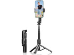 Suport pentru telefon selfie stick tripod telecomandă bluetooth 90 cm