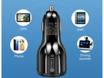 2xusb quickcharge 3.0 car charger for cigarette lighter sockets