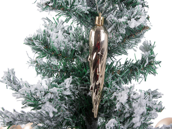 Árbol de navidad adornos de navidad de oro brillo estrella brillo 8 / 6 / 5