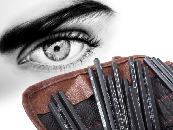 Komplet za skiciranje v profesionalnem kovčku