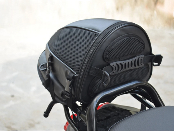 Motorbike backpack motorbike waterproof bag pannier seat 2in1