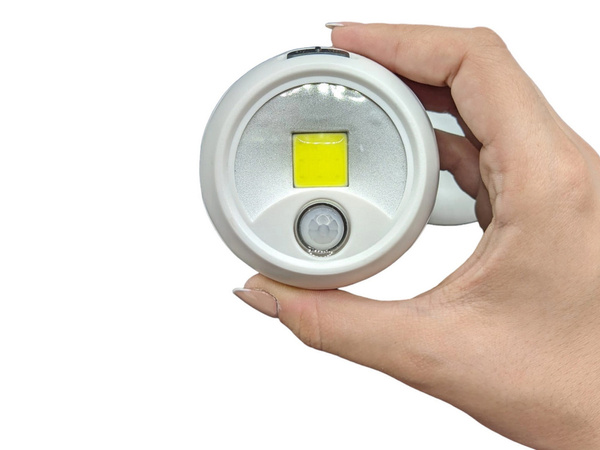 Lampe led cob 360 fonctionnant sur batterie aimantée sans fil détecteur de mouvement nuit