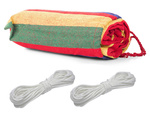 Garden hammock double xxl tourist striped cover 200 x 150 large