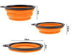 Sticlă pliabilă din silicon pentru câine și pisică de travel travel light 800ml