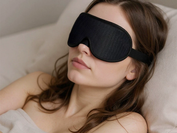 Spánková maska na oči zatemňující maska měkká lepší spánek relaxace