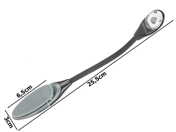 Vedl clip-on kniha čtení světla flexibilní