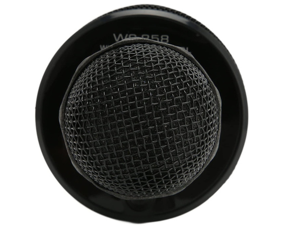 Mikrofon bezprzewodowy bluetooth głośnik karaoke okrągły z etui różne tryby