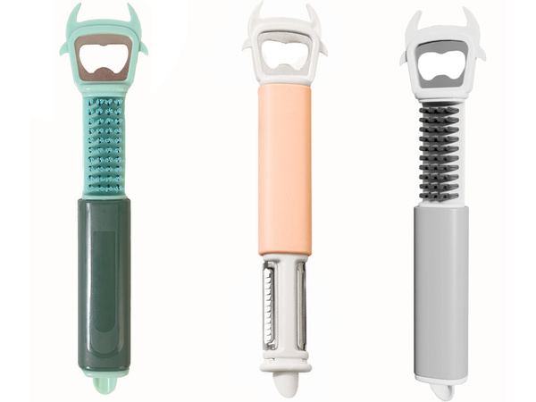 Vertical scraper for vegetables and fruit multifunctional steel scraper