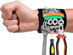 Muñequera magnética para tornillos clavos herramientas muñeca fuerte