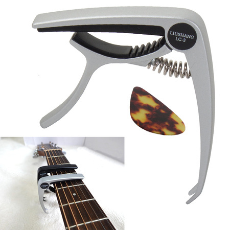 Chitara clasica capodaster metal + pick