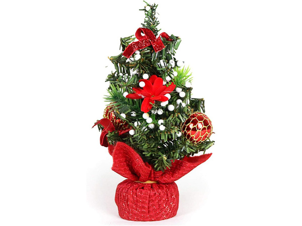 Árbol de navidad decoración artificial decoración de escritorio decoración de mesa de navidad