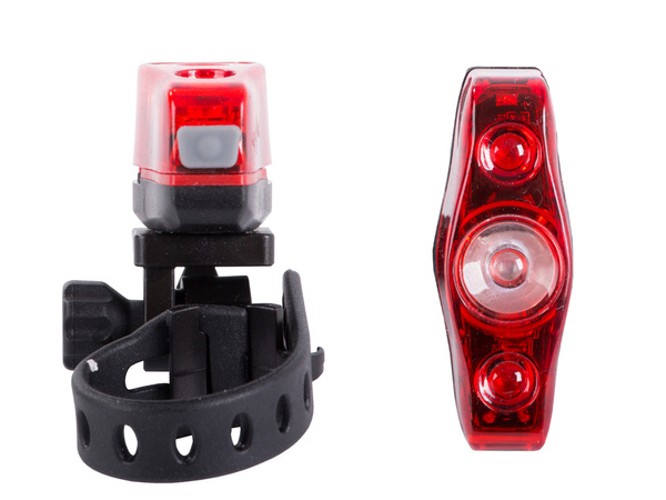 Bicykel svetelná sada predné + zadné vedenie pre riadidlá bicykla silné