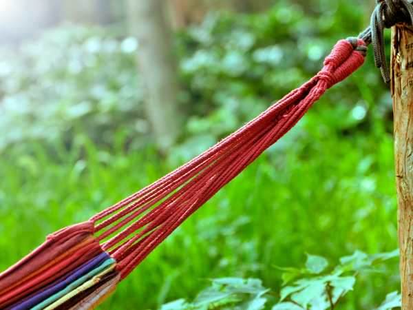 Kerti függőágy dupla xxl turista csíkos borító 200 x 150 nagy