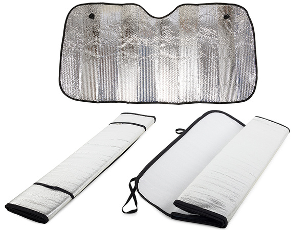 Windscreen sunshade mat for the rear windscreen of a car