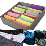 Underwear organiser for wardrobe drawer 8 compartments
