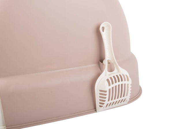 Cat litter tray large closed for litter shovel sturdy pull-out