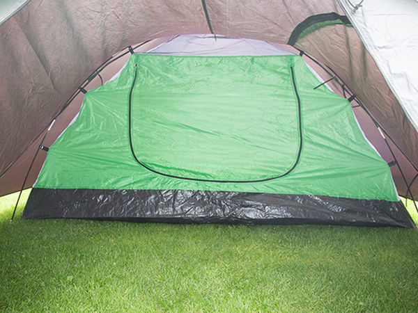 Turistinė palapinė 3 asmenims 2 įėjimai tinklelis nuo uodų kempingo vandeniui atsparus