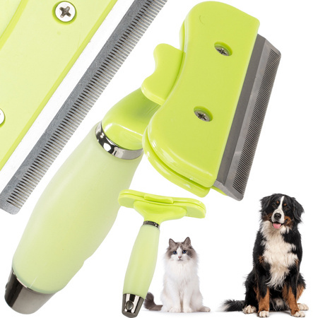 Cepillo cortapelo para perro gato caballo acero inoxidable