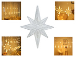 Guirlande lumineuse étoiles rideau 138 led