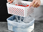 Kitchen containers for food with basket container with seal 4 pcs