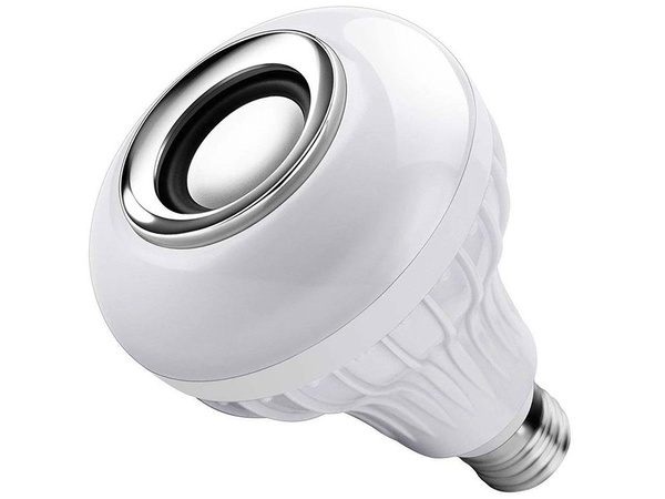 Led krāsu spuldze rgb skaļrunis bluetooth tālvadības pults