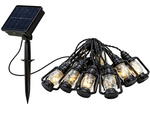 LÁMPARAS SOLARES LED PARA JARDÍN GUIRNALDA DE LÁMPARAS PARA BALCÓN TERRAZA DECORATIVAS