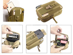 Pochette tactique militaire pour ceinture molle