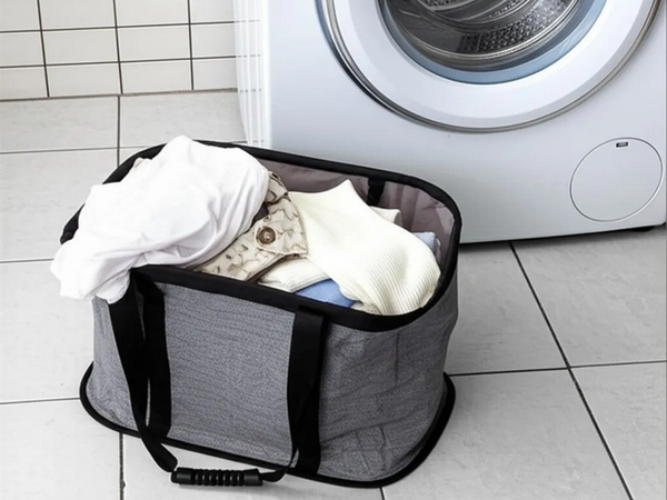 Panier pliable pour le linge, les vêtements et les jouets pour la salle de bain et la buanderie