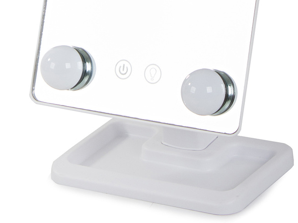 Led-schminkspiegel für kosmetik