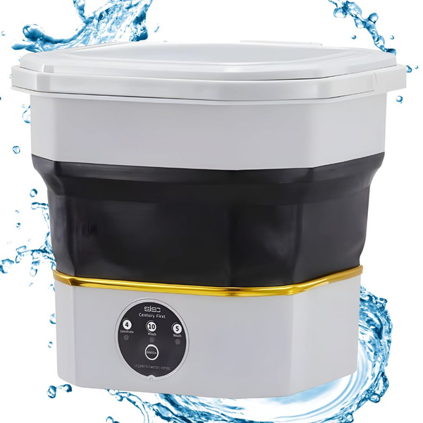 Mini portable washing machine small foldable travel washing machine for clothes and underwear 6l