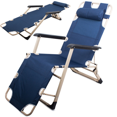 Folding beach chair zero gravity 2in1 touristic chair
