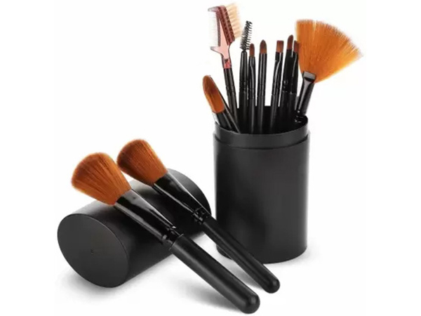 Set de pinceaux de maquillage professionnel 12 pièces
