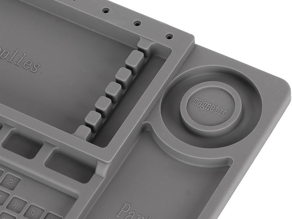 Silicon serviciu mat lipire organizator mare pad 30x45 magnet