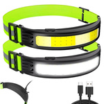 Cob reflective head torch