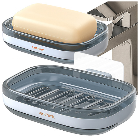 Мыльница для мыла контейнер для слива воды из ванны настенная стоячая