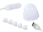 Led garderoobi laua peegli tuled meigikomplekt 10tk
