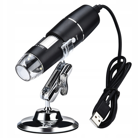 Mikroskop cyfrowy usb 8 led smd 1000x lupa zoom