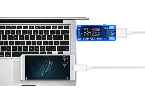 Voltímetro amperímetro usb comprobador de tensión