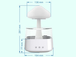 Humidificador difusor de aire aromaterapia luz led rgb mando a distancia usb