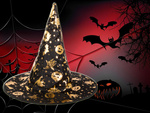 Klobuk čarovnice za halloween