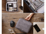 Bolsa organizadora de viaje para cargadores y cables