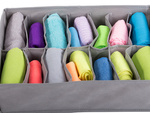 Underwear organiser socks drawer wardrobe 14 compartment bin