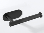Portarrollos papel wc autoadhesivo sin taladrar metal negro loft