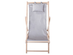 Chaise longue en bois chaise de plage chaise de jardin pliante coussin de plage